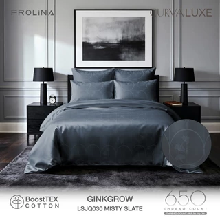 Frolina Curva Luxe Collection Set ผ้าปูที่นอน และ ปลอกผ้านวม BoostTex Cotton 650TC