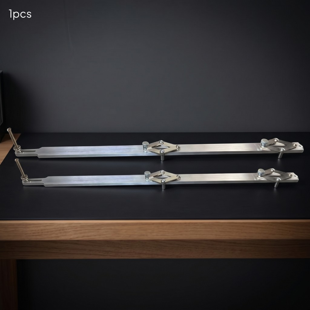 Luthier ไม้บรรทัดพร้อม Clamps hard กีตาร์คอ Alignment เครื่องมือกีตาร์คอขอบตรง Long-Lasting Gauge ทน