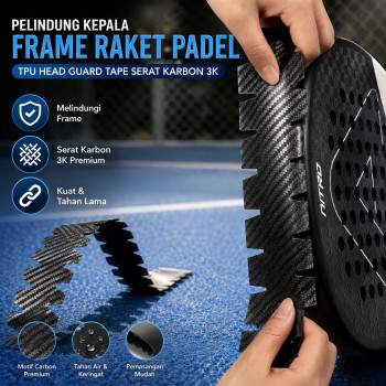 AMSport Protective Head Frame Racket Padel TPU Head Guard Tape - BTR42