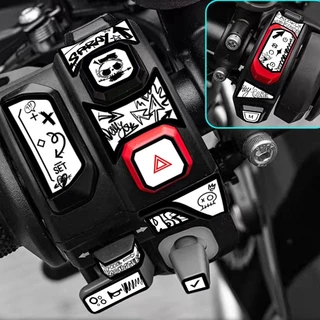 สําหรับ ZONTES 368G 2026 สติกเกอร์ปุ่ม Handlebar แผงสวิตช์สติกเกอร์ zontes 368g กันน้ําไวนิล Decals อุปกรณ์เสริมรถจักรยานยนต์