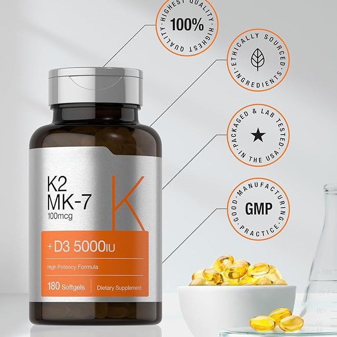 现货 热销 K2 MK-7 วิตามิน K2 MK-7 维素180 แคปซูลนิ่ม
