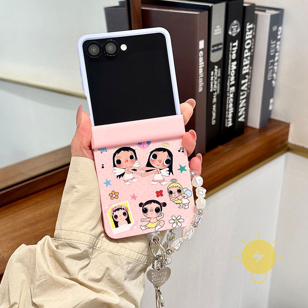 For Z Flip 7 case เคสมือถือ Matte TPU Keychain Chain เคส Phone Case For SAMSUNG Galaxy Z Flip 7 Z Fl