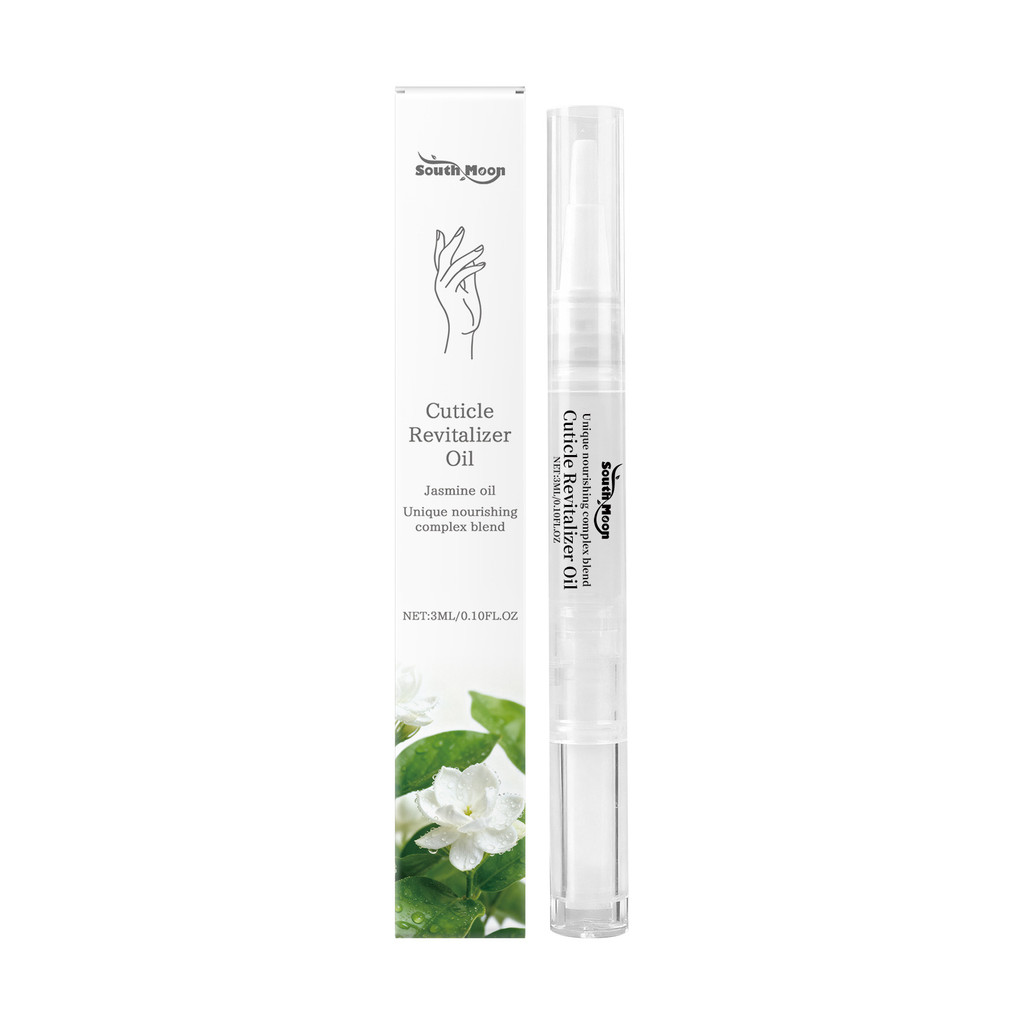 SOUTH MOON Jasmine Nail Care Oil Pen Gentle Care Nail Surface Smooth Gloss Nail Care Pen