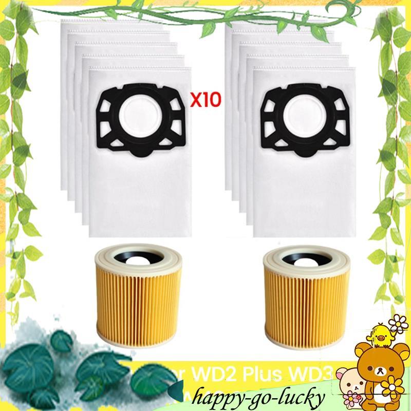 สําหรับ WD2 Plus WD3 WD3s KFI 357 SE4001 SE4002 KA 40 เครื่องดูดฝุ่นเปลี่ยนกระเป๋ากรองไม่มี 2.863-31