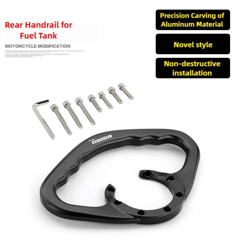 7 หลุมสําหรับ Honda CBR400R CBR500R CBR 400R 500R รถจักรยานยนต์ผู้โดยสาร Handgrips Hand Grip ถังคว้า