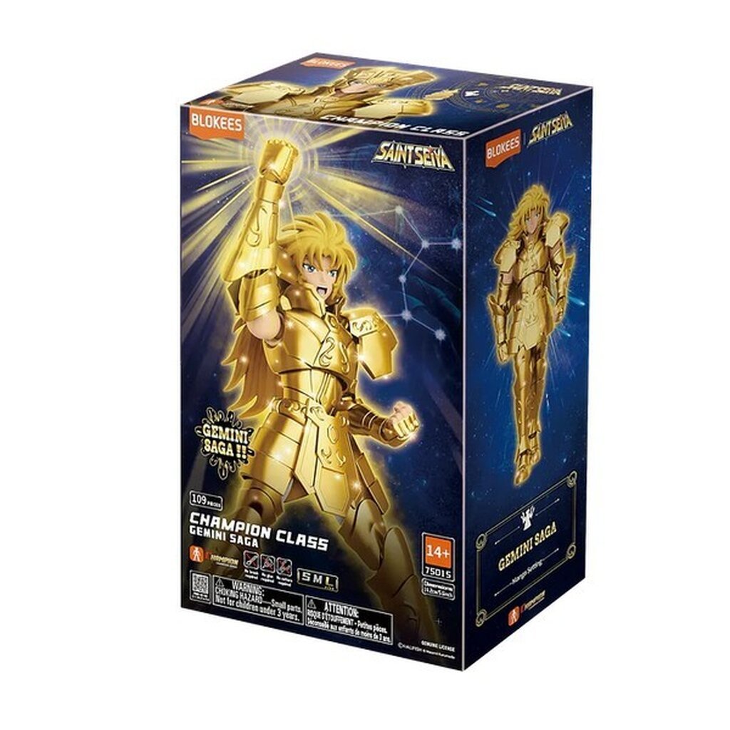 Blokees Saint Seiya 75015 Champion Class 13 Gemini Saga 810181535068 (Plastic Model)