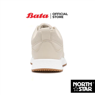 Bata บาจา North Star รองเท้าผ้าใบสนีคเกอร์ แบบผูกเชือก สำหรับผู้หญิง รุ่น HANS สีเบจ 5208148 สีขาว 5201148