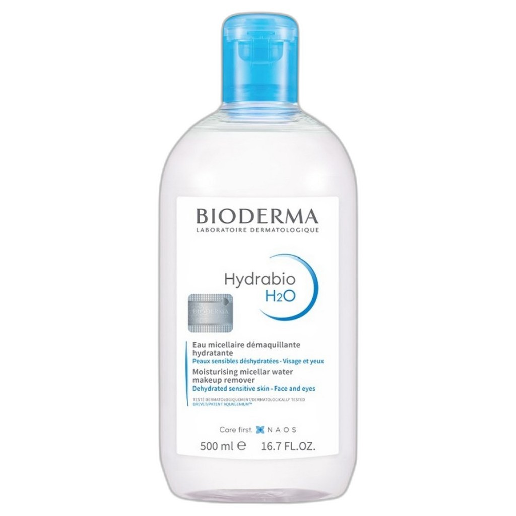 [bioderma] Hydrabio H2O Moisturising Micellar Water, 500ml, 1pc / Korean Makeup Remover / Gentle Cle
