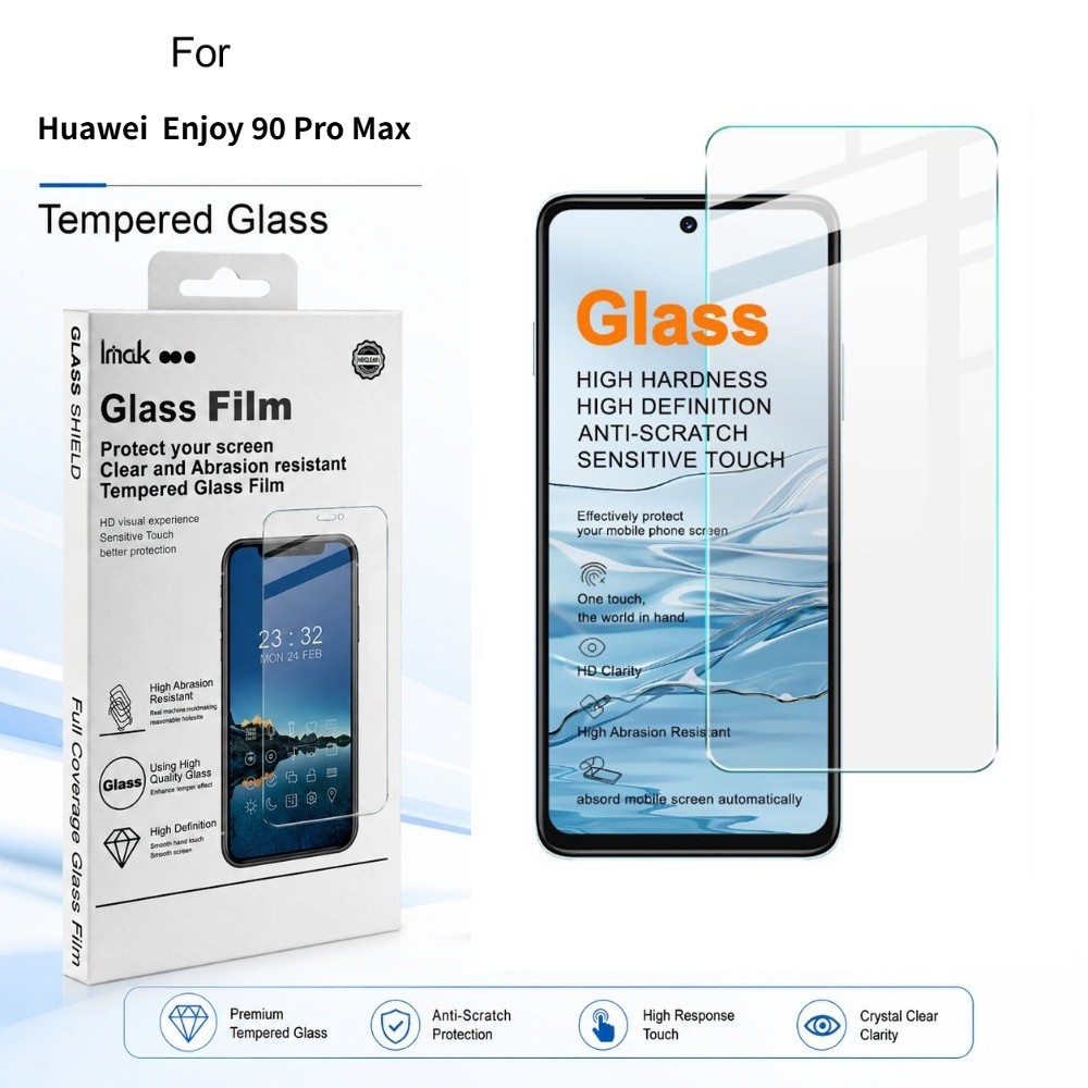 ฟิล์มกระจก สำหรับ Huawei Enjoy 90 Enjoy 80 Enjoy 70 Enjoy 60 Pro Max HD ชัด ความแข็ง 9H FM0001