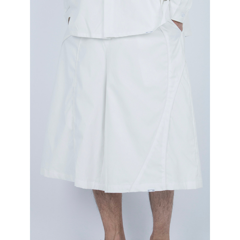 STREAMLET.CHEN: PANTS/Original Designer Brand Curve Pattern Drape Loose Five-point Pants