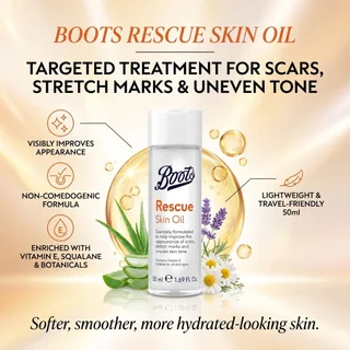 Boots บู๊ทส์ เรสคิว สกิน ออยล์ 50มล.