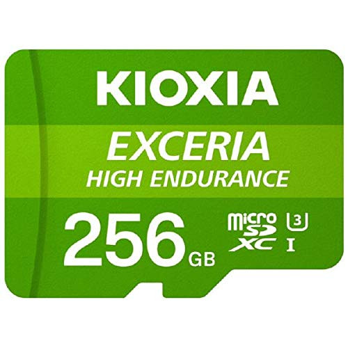 KIOXIA การ์ดหน่วยความจำ microSDXC ความทนทานสูง UHS-I 256GB KEMU-A256G