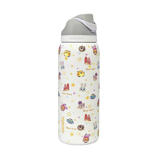 Owala FreeSip ขวดน้ําสแตนเลสพร้อมหลอดในตัวและ Spout Swig 2-in-1