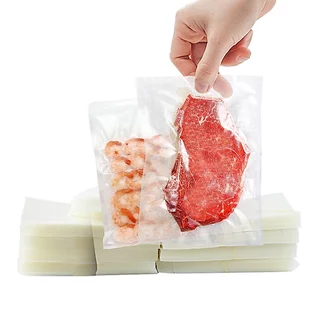 ถุงซีลสูญญากาศ ลายนูน รุ่น B2D Vacuum Bag แช่แข็งได้ -17 องศา เข้าไมโครเวฟได้ 100 ใบ/แพ็ค ราคาถูกสุด