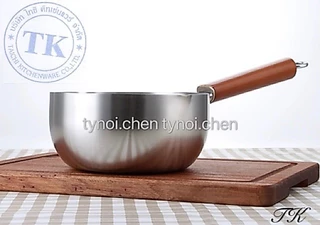 Taichi หม้อด้ามนอนสติ๊ก 18/20/22ซม. ด้ามไม้ หม้อด้ามญี่ปุ่น