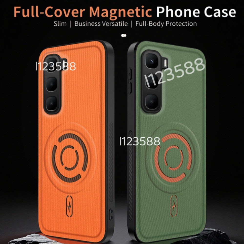 Infinix Hot 70 4G Stylish Tech Textured เคสโทรศัพท์หนังสําหรับ infinix Hot 60 Pro + 60i hot70 hot60 infinixHot70 แม่เหล็กชาร์จไร้สายกันกระแทกฝาครอบป้องกัน