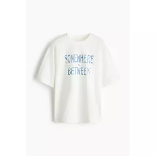 H&M(เอชแอนด์เอ็ม) เสื้อยืดพิมพ์ลาย ผู้หญิง 1349083_1