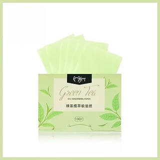 พร้อมส่ง✨กระดาษซับมัน กระดาษซับหน้ามัน 100 แผ่น/แพ็ค ซับมันทันที หน้าไม่เยิ้ม ไม่ทำให้เมคอัพหลุด