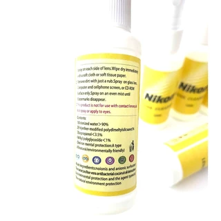 Nikon น้ำยาทำความสะอาดเลนส์ น้ำยาเช็ดแว่น ขนาด 50ml. น้ำยาอเนกประสงค์ เช็ดโทรศัพท์ มือถือ กระจก