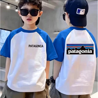 COD มีสต็อก /คุณภาพสูง เสื้อยืดเด็ก/ของขวัญฤดูกลับไปโรงเรียน เสื้อยืดเด็กผ้าฝ้ายแขน Raglan ระบายอากาศ ขนาด 100-160