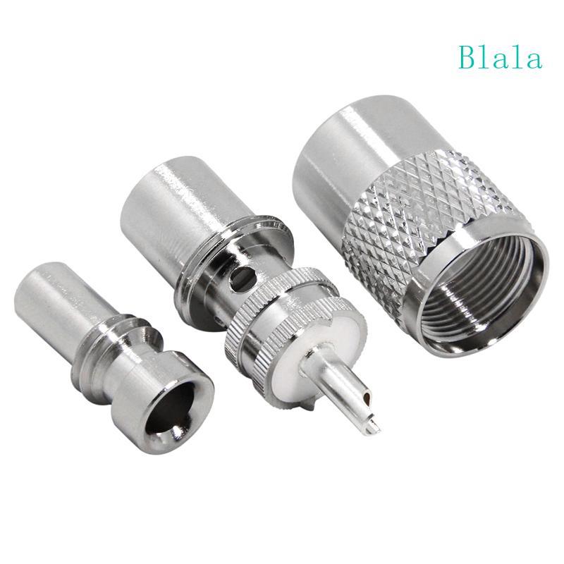Blala UHF ชาย PL259 ปลั๊กบัดกรี RG8X RG59 RG8 สายเชื่อมต่อคุณภาพ