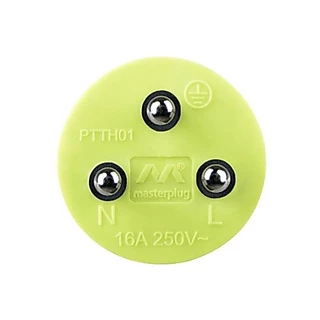 GlobalHouse LUCECO โรลสายไฟ 4หัว 20เมตร ขนาด 1.0mm รุ่น HMTH20104SL-GH สีเขียว สินค้าของแท้คุณภาพดี