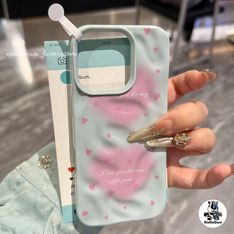 สําหรับ เคสไอโฟน 17 15 สำหรับ iPhone 13 16 11 15 17 14 12 Pro Max 15 14 16 7 8 Plus XR X XS ความรักเล็ก ๆ น้อย ๆ ที่หวาน