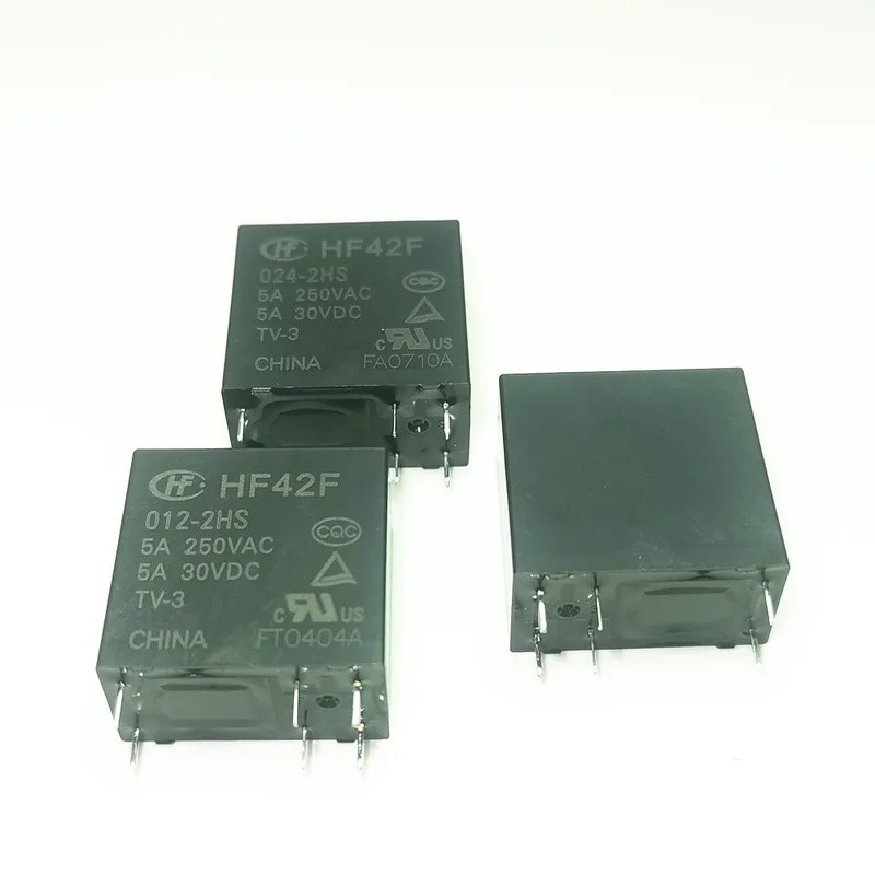 2 ชิ้น/ล็อตรีเลย์ JZC-42F HF42F-005 012 024-2HS 5A250VAC 6PIN 2 กลุ่มปกติเปิด CHIP ในสต็อก VAJC