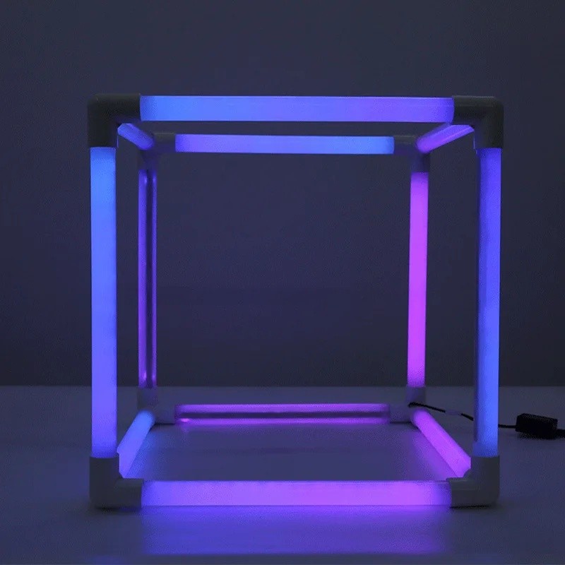 ใหม่ T8 LED Tube Light Music Tube Light Magic Modeling RGB บรรยากาศหลอดแสง*-&-