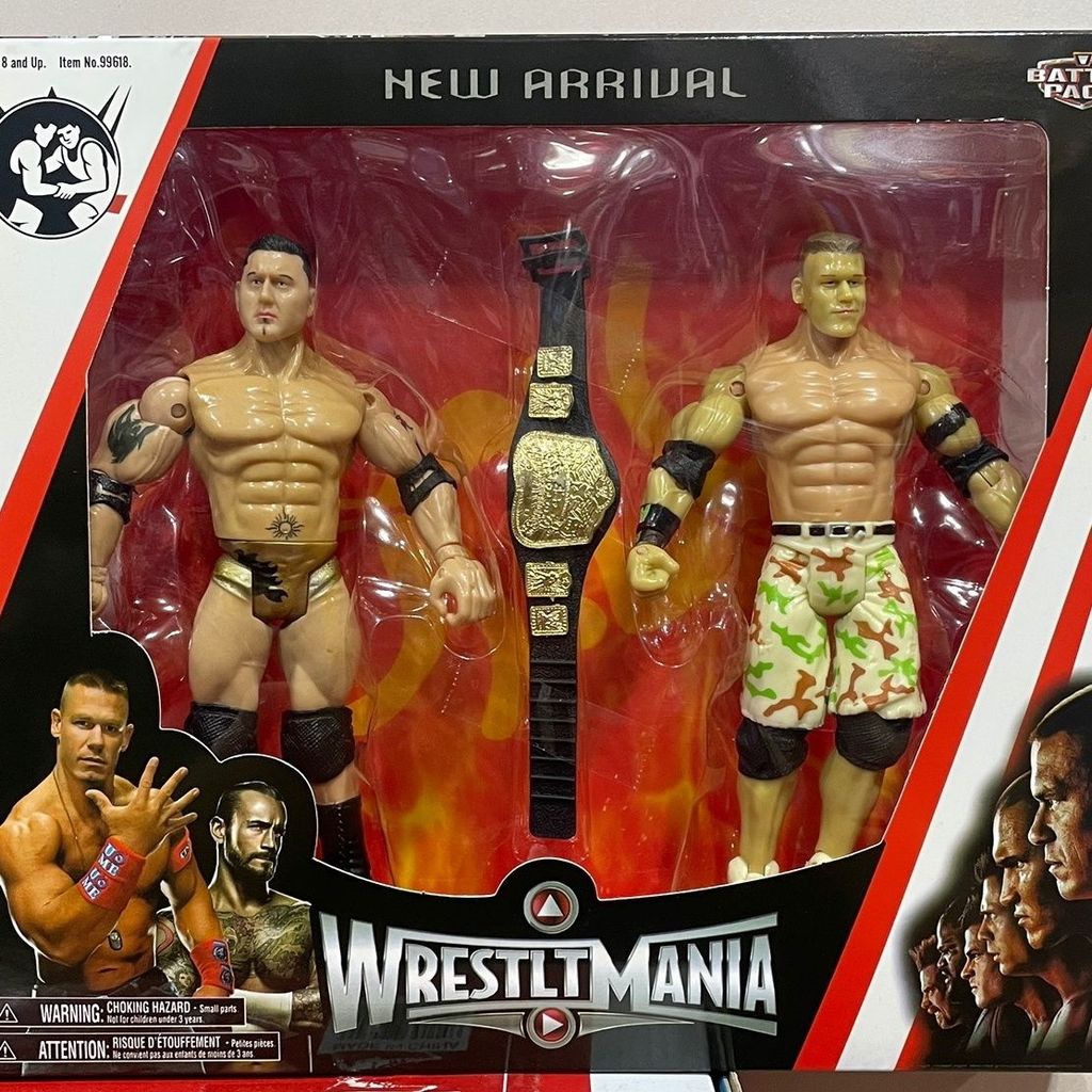 【พร้อมส่ง】โมเดลมวยปล้ํา WWE figures Professional wrestler jointed articulated figure model ornament 