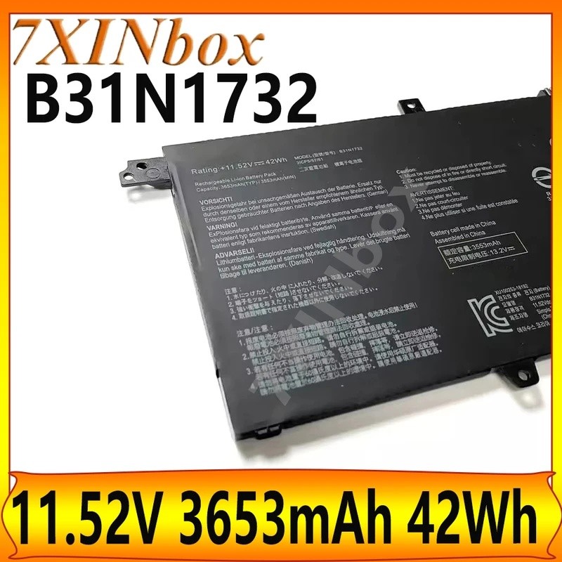 7XINbox B31N1732 11.52V 3653mAh 42Wh แบตเตอรี่สําหรับ Asus VivoBook s14 s430fa s430fn s430ua x430uf 