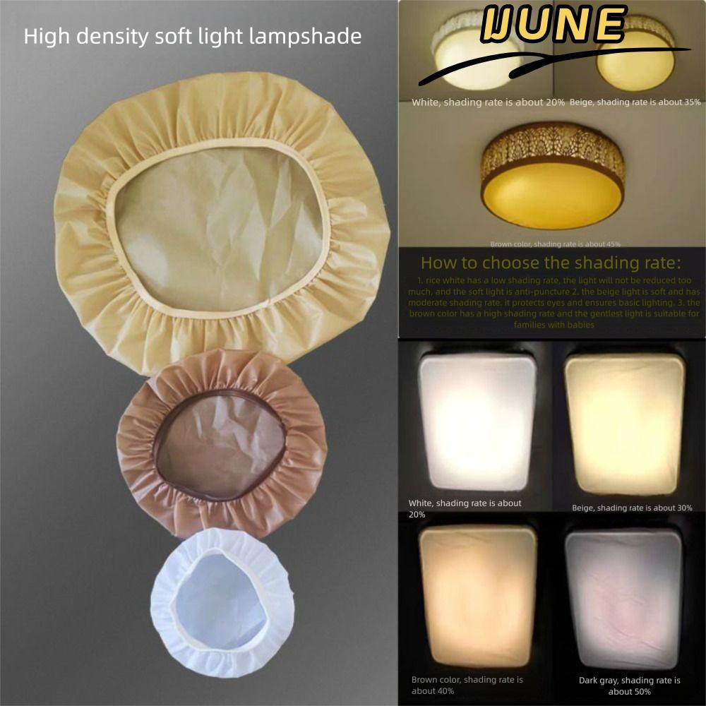 ฝาครอบโคมไฟสปอตไลท์ IJUNE, โป๊ะโคมไฟเพดานป้องกันแสงสะท้อน, ผ้าสร้างสรรค์ไฟ Led ดิฟฟิวเซอร์ ครอบคลุมห้องนอน