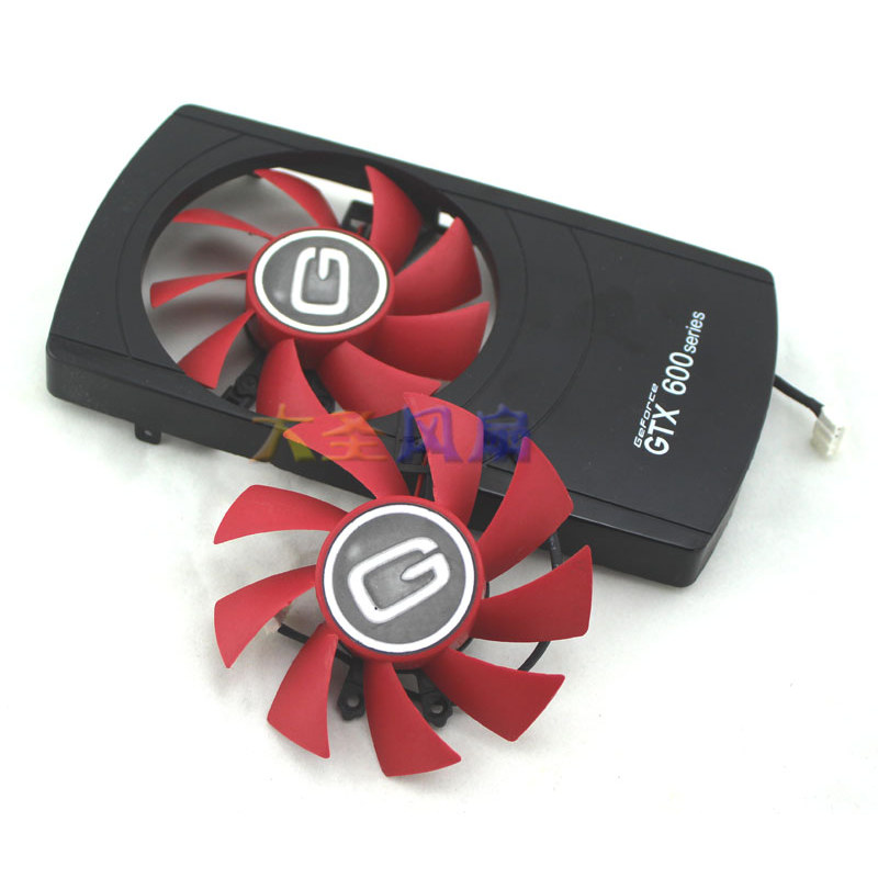 [หม้อน้ําขายร้อน] Gengsheng GTX650 GTX650TI GTX750 GT740 GT640 พัดลมระบายความร้อนการ์ดกราฟิก