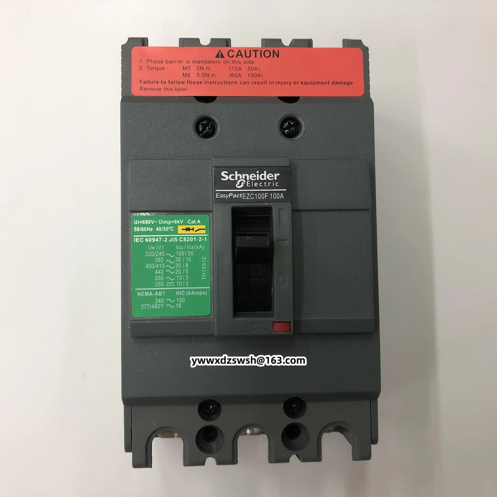 Schneider Air Switch เครื่องตัดวงจรชนิดเปลือกพลาสติก EZC100F3100 EZC100F3050 EZC100F3060 EZC100N EZA
