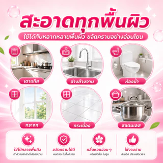CWJ-01【annmason】 น้ำยาทำความสะอาดอเนกประสงค์ 500 ml ขจัดคราบสกปรก ครบจบในขวดเดียว!