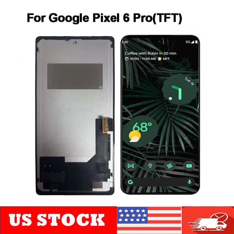 TFT สําหรับ Google Pixel 6 Pro จอแสดงผล LCD GLUOG G8VOU Touch Screen Digitizer Assembly