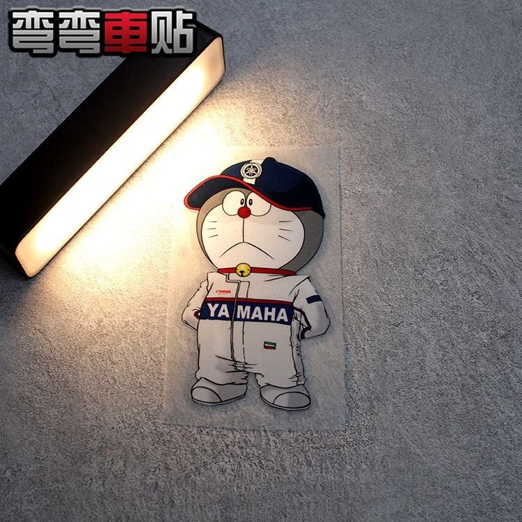 เหมาะสําหรับ Tinkerbell Cat Doraemon Repairer BMW Ducati Kawasaki Yama Carriage Sticker Sticker