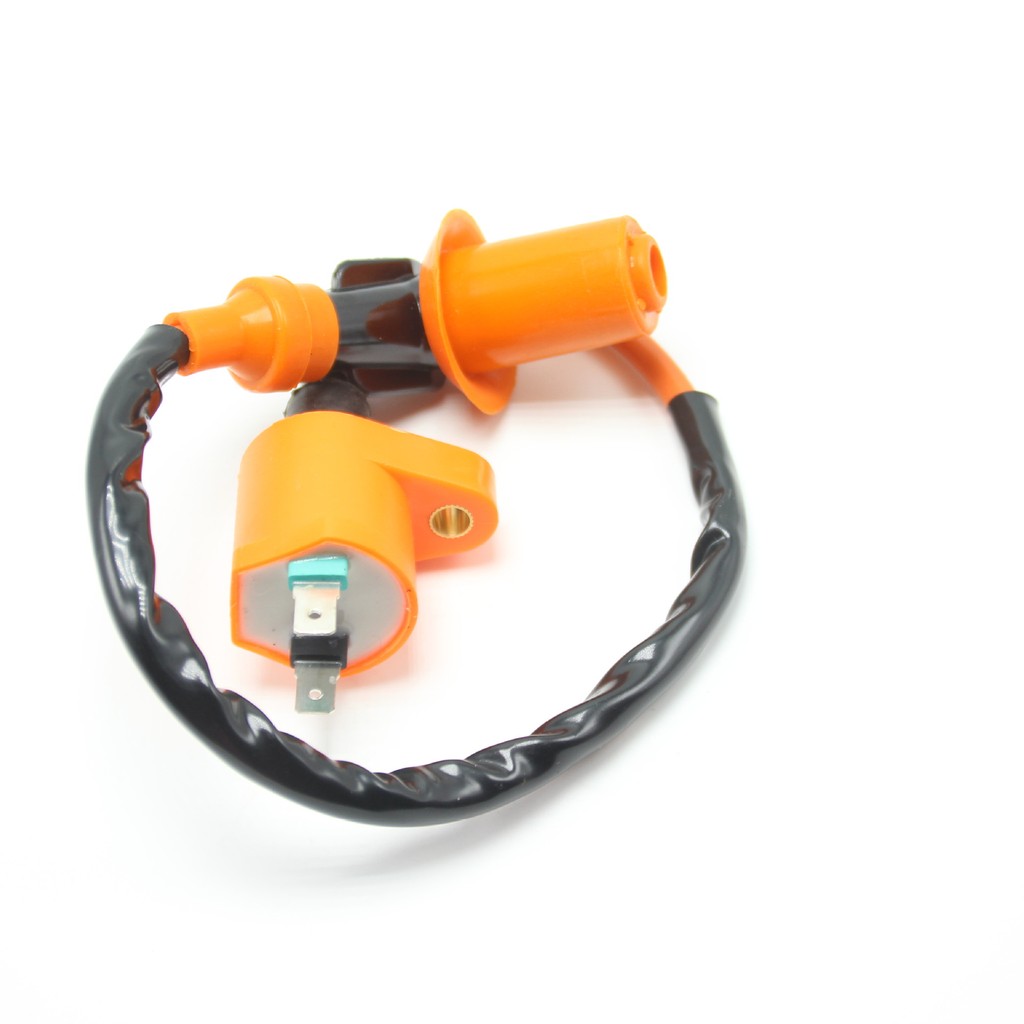 GY6 คอยล์จุดระเบิดแพ็คแรงดันสูงสําหรับสกู๊ตเตอร์ Moped Kymco Haojue 50cc 125cc 150cc รถจักรยานยนต์อะไหล่ 12V CDI Coil