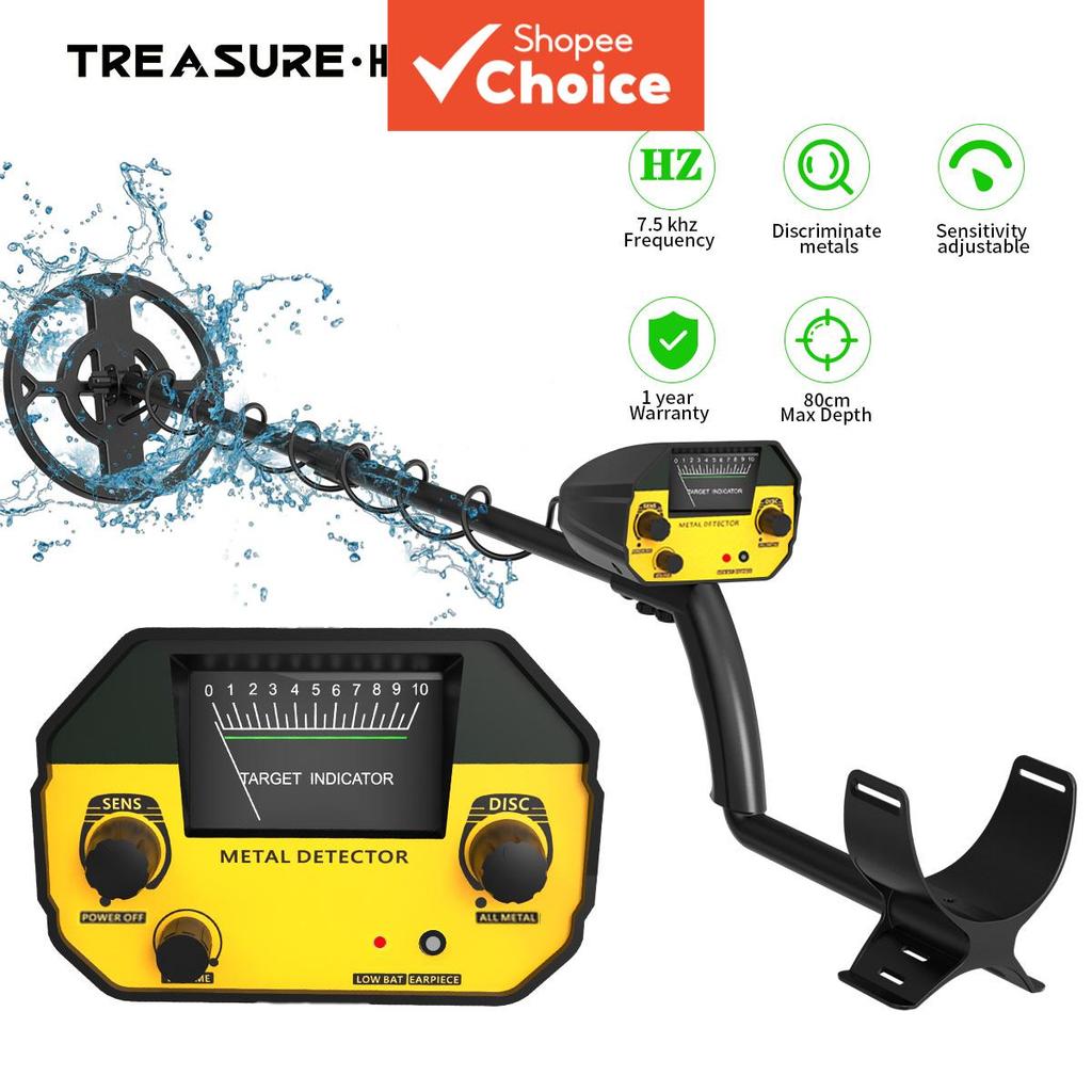 เครื่องตรวจจับโลหะมืออาชีพใต้ดินแบบกันน้ํา IP68 One Pc Treasure Hunter MD4030