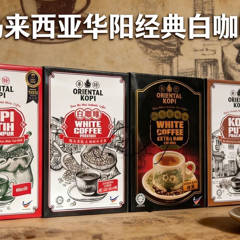 มาเลเซีย Daigou Huayang White Coffee ORIENTAL Mocha White Coffee Milk Tea Bars uu7.23