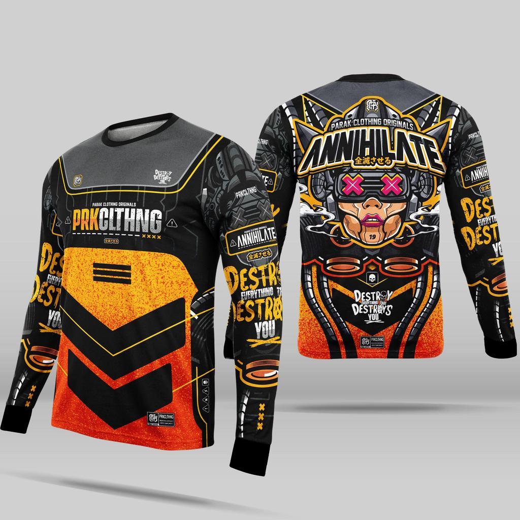 Motor Cycling Jersey for Men Outfits Longsleeve for Motorcycle Rider Riding Suit