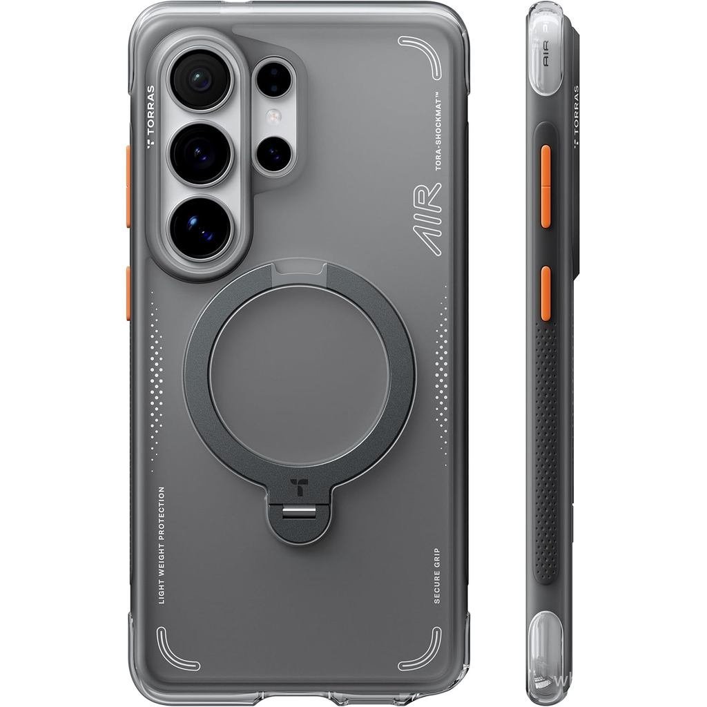 TORRAS Ostand Q3 Air สําหรับ Samsung Galaxy S26 Ultra Case พร้อมขาตั้งแม่เหล็ก 360, Fit สําหรับ MagS