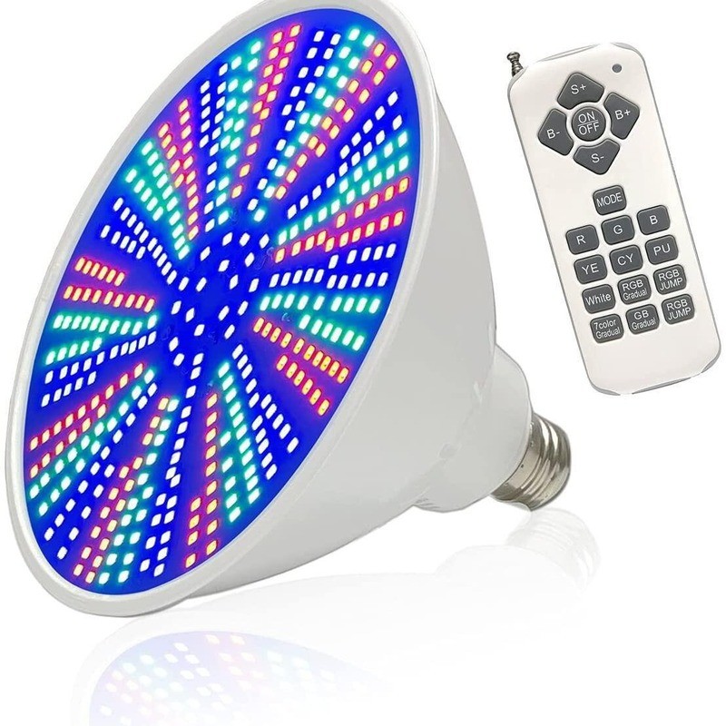 American Standard E26 Pool Light Replacement Halogen Light 12V 120V 40W RGB Pool Light Source