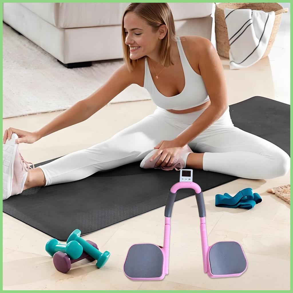 Ab Trainer สําหรับผู้หญิง Plank Exerciser พร้อมจับเวลา Core อุปกรณ์ออกกําลังกายสําหรับผู้หญิงผู้ชาย 