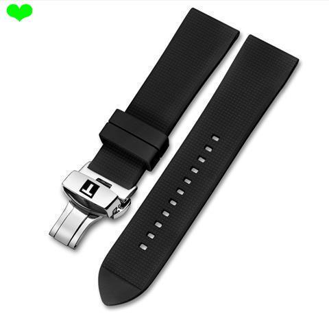 สายรัด เหมาะสําหรับ Tissot สายชาย 1853 Junya Duruleigh ล็อค Carson ความเร็ว Chi หัวเข็มขัดผีเสื้อซิล