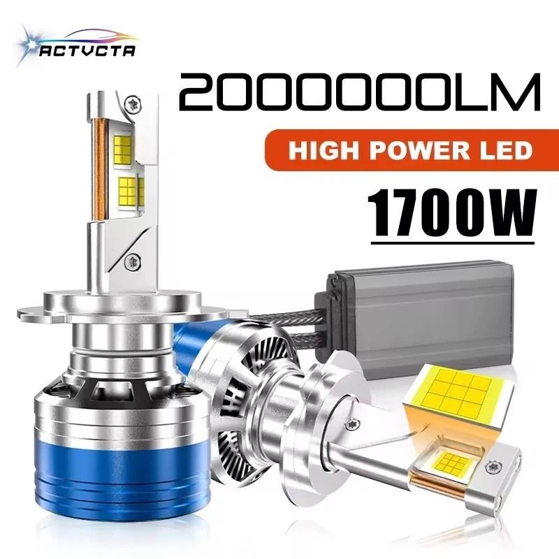 H7 H4 H11 ไฟหน้า LED High Power 8580 CSP Canbus H1 H8 9005 HB3 9006 HB4 9012 HIR2 Turbo โคมไฟรถ LED 