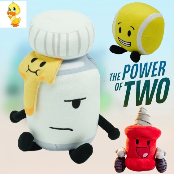 พลัส✨ใหม่ ใหม่✨Battle สําหรับ Dream Island Pin Plush ของเล่น BFDI Pin ตัวอักษรตุ๊กตาน่ารักเทนนิส Plu