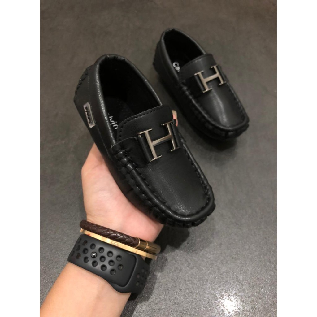 HORANSHOP Obviate รองเท้าโลฟเฟอร์เด็กผู้ชาย