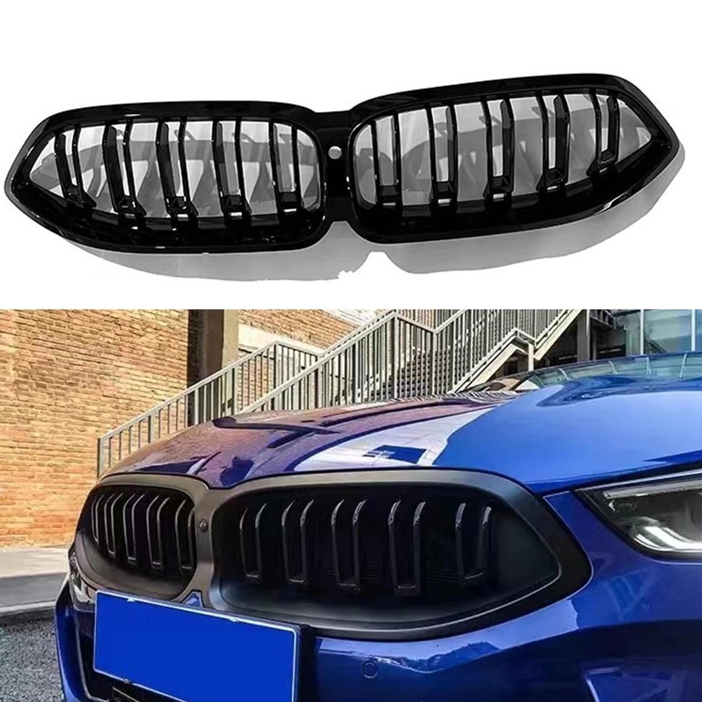 ตะแกรงด้านหน้า Kidney Grill สําหรับ BMW 8 Series G14 G15 G16 840i M850i 2022-2023 M Sport Double Sla