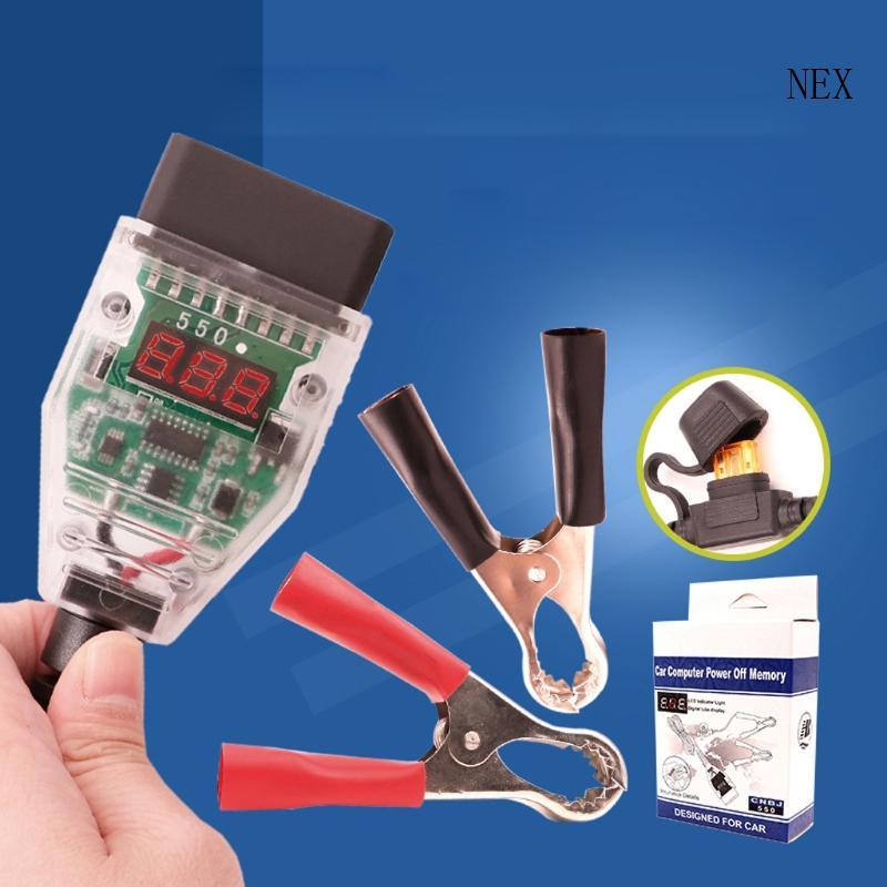 NEX OBD2 เครื่องมือเปลี่ยนอัตโนมัติ Saver รถคอมพิวเตอร์ Memory Saver แหล่งจ่ายไฟฉุกเฉิน Car Fuel Sav
